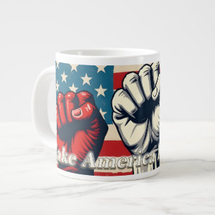 Make America Free Again Artwork Large Coffee Mug