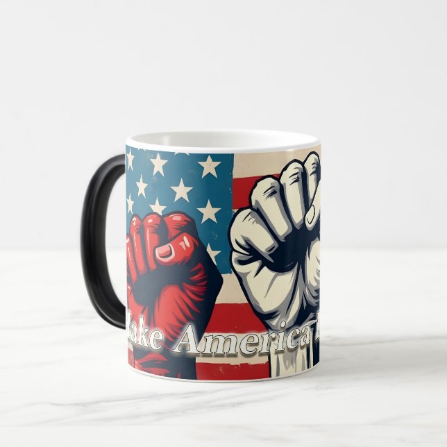 Make America Free Again Artwork Magic Mug (Front Left)
