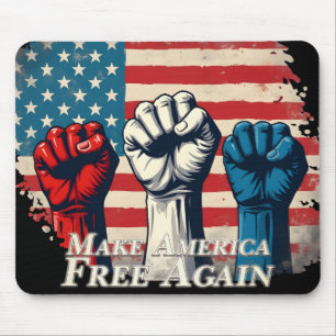 Make America Free Again Artwork Mouse Pad