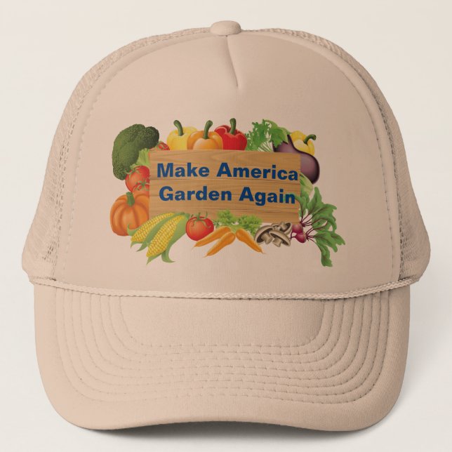 Make America Garden Again Trucker Hat (Front)