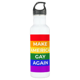 Make America Gay Again 710 Ml Water Bottle