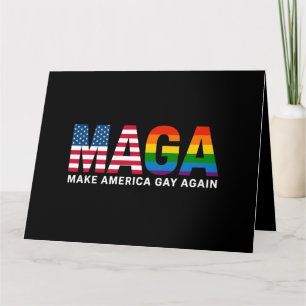 Make America Gay Again Gay Pride 2025 LGBTQ+ Card