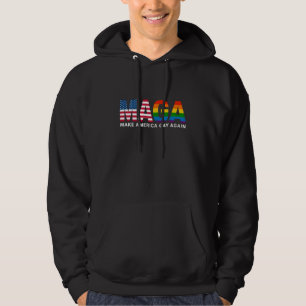 Make America Gay Again Gay Pride 2025 LGBTQ+  Hoodie