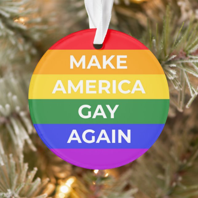 Make America Gay Again Ornament (Tree)