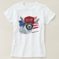 Make America GOAT Again Pygmy Goat T-Shirt