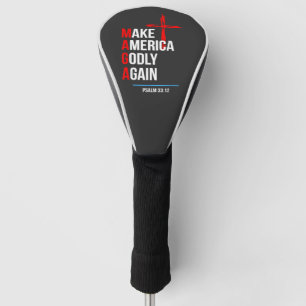 Make America Godly Again Trump Inaguration Maga Golf Head Cover