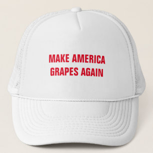 MAKE AMERICA GRAPES AGAIN TRUCKER HAT