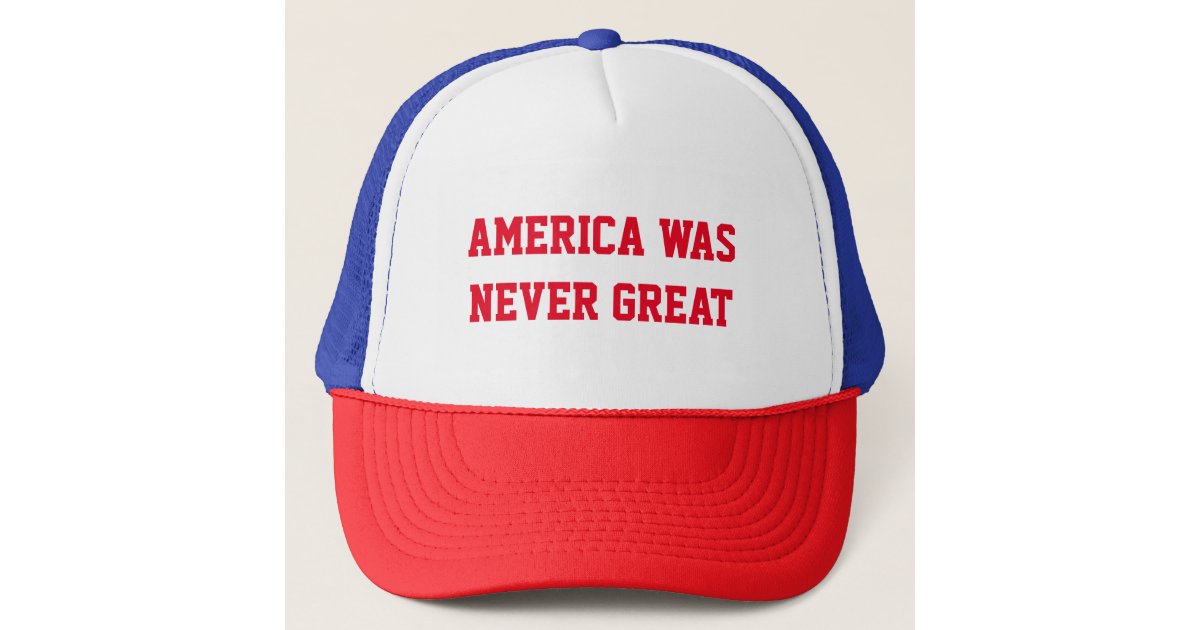 MAKE AMERICA GREAT AGAIN PARODY TRUCKER HAT | Zazzle