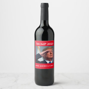 Make America Great Again Wine Label