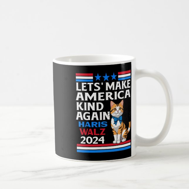 Make America Kind Again Kamala Harris Tim Wheimer  Coffee Mug (Right)