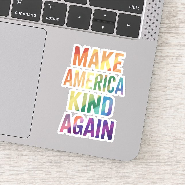 Make America Kind Again Rainbow LGBTQ Gay  (Detail)
