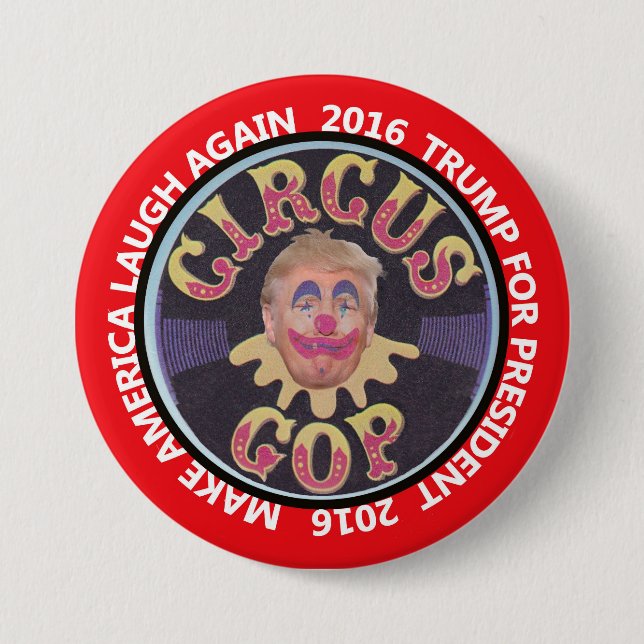 Make America Laugh Again 3 Inch Round Button (Front)