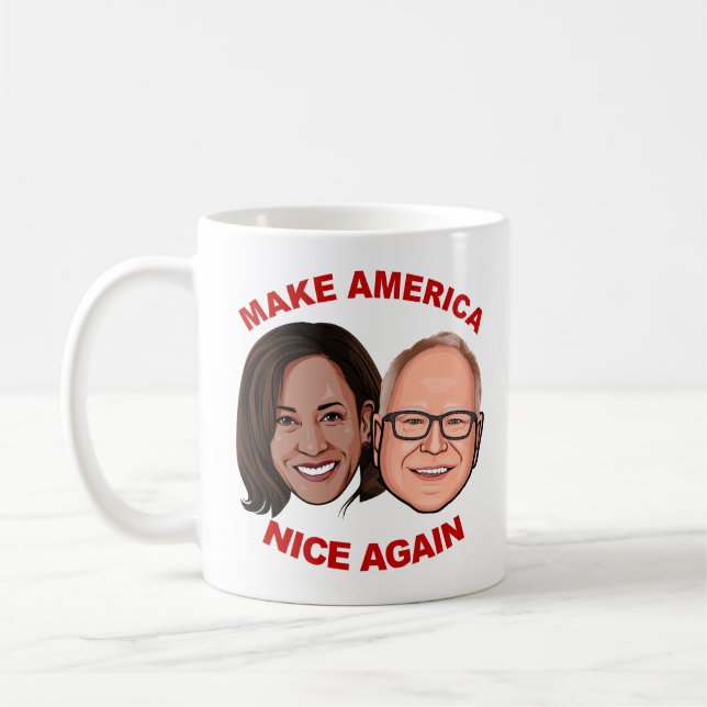 Make America Nice Again Coffee Mug (Left)