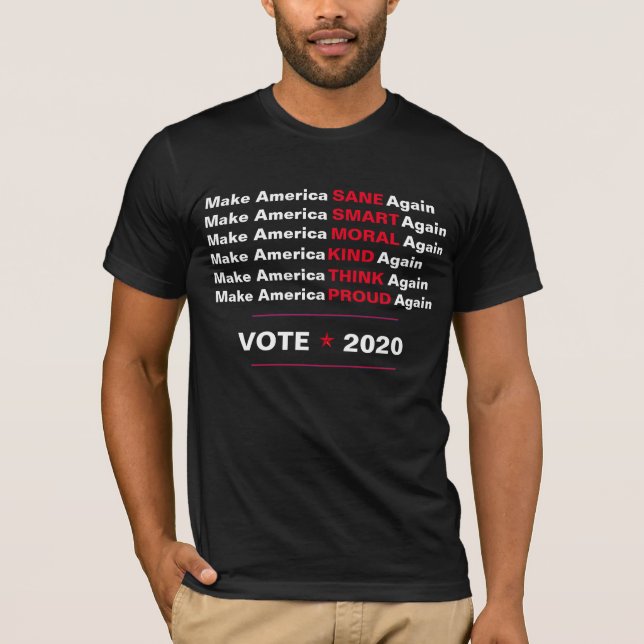 Make America PROUD Again T-Shirt (Front)