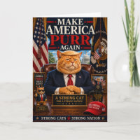 Make America Purr Again - Funny Political Cat