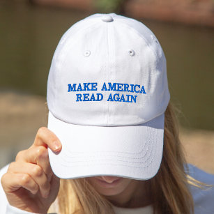 Make America Read Again Embroidered Hat