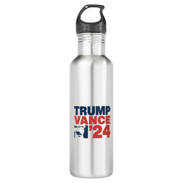 Make America Safe Again Trump Vance 2024 MAGA  710 Ml Water Bottle (Front)