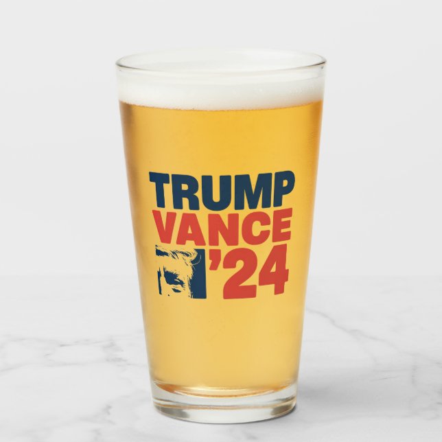 Make America Safe Again Trump Vance 2024 MAGA  Glass (Front Filled)
