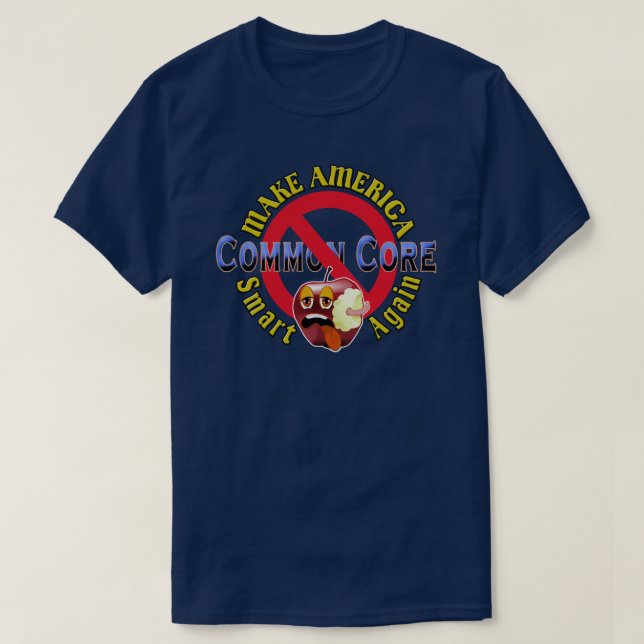Make America Smart Again Unique Funny Teacher Tee (Design Front)