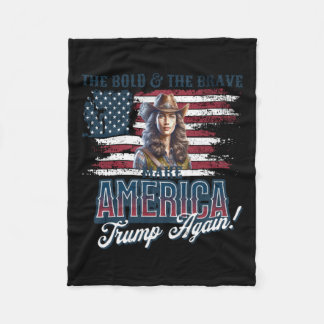 Make America Trump Again Fleece Blanket