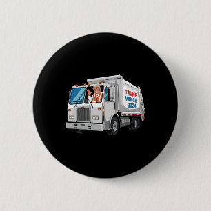 Make American Garbage Great Again Trump 2024 Garba 2 Inch Round Button
