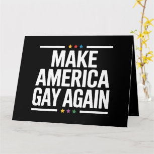 Make American Gay Again Funny Gay Pride Month Card