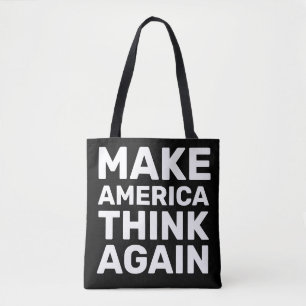 Make American Think Again Hands Off Movement Gear Tote Bag