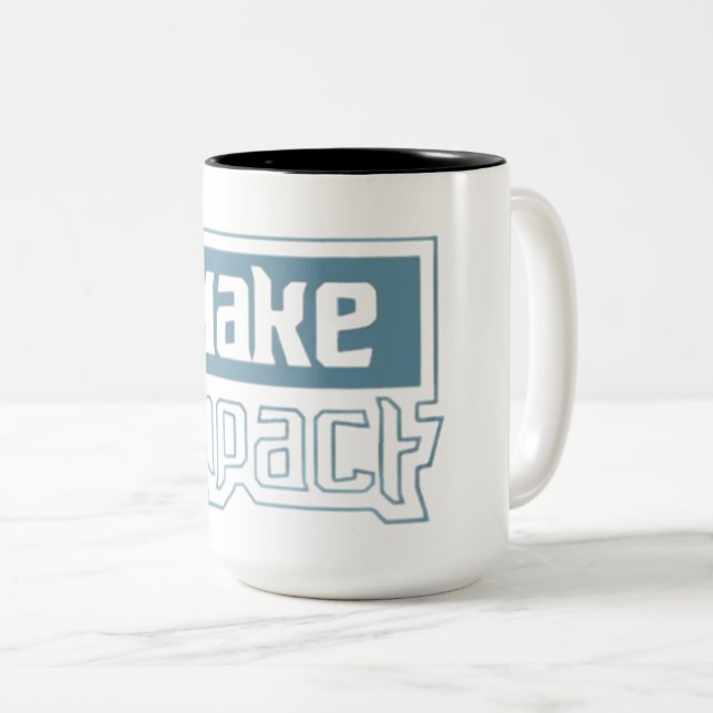 Make An Impact - Bold Typography Professional Mug (Front Right)