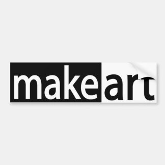 Make Art Bumper Sticker