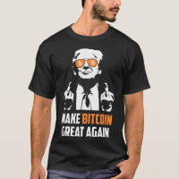 Make Bitcoin Great Again Funny Maga Pro Trump 