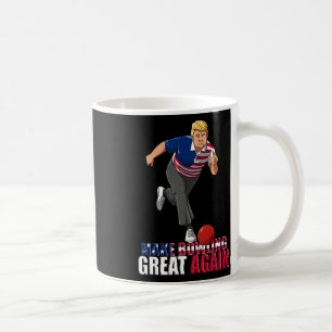 Make Bowling Great Again - Funny Trump Bowling Gif Coffee Mug