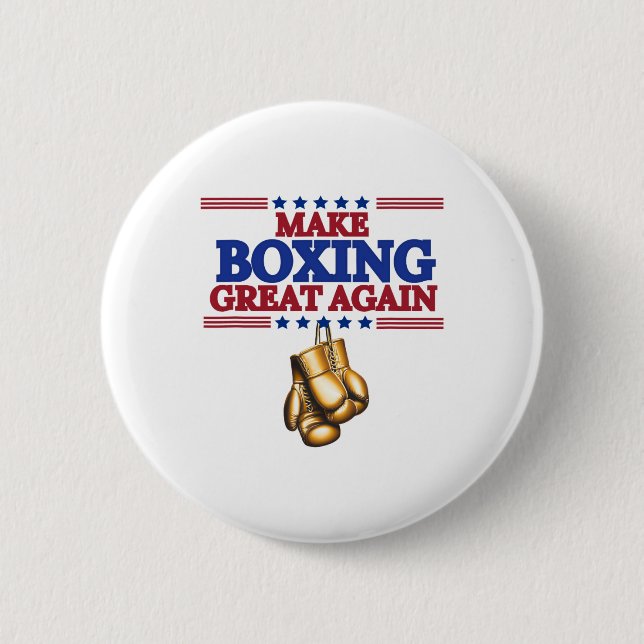 Make Boxing Great Again  2 Inch Round Button (Front)