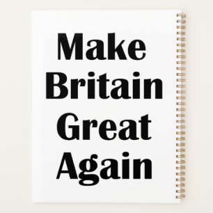 Make Britain Great Again Planner