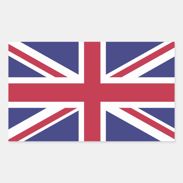 Make Britain Great Again UK First Flag Brexit Sticker (Front)