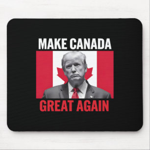 Make Canada Great Again Funny Trump Canadian Flag Mouse Pad