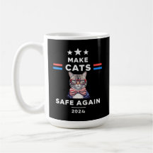 Make Cats Safe Again Funny Cat Election 2024