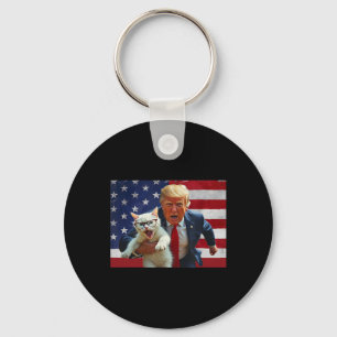 Make Cats Safe Again Trump Cats For Trump Won Trum Keychain