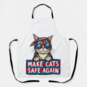 Make Cats Safe Again Trump Election Vote   Apron