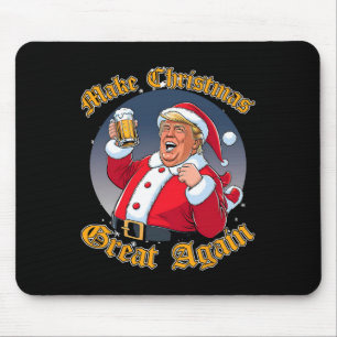 Make Christmas Great Again 2024 Trump Funny Trump Mouse Pad