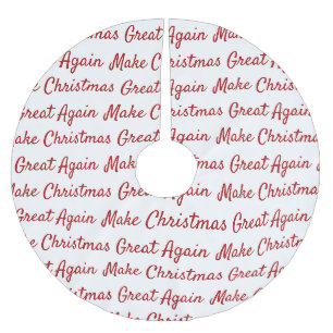 Make Christmas Great Again Brushed Polyester Tree Skirt