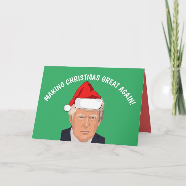 MAKE CHRISTMAS GREAT AGAIN DONALD TRUMP CARDS (Front)