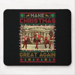 Make Christmas Great Again Santa Funny Trump Xmas Mouse Pad