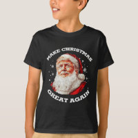 Make Christmas Great Again Santa Funny Trump Xmas