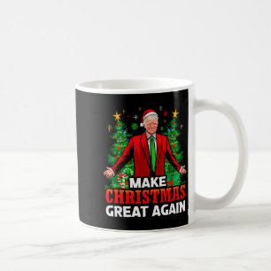 Make Christmas Great Again Santa President Trump _ Coffee Mug