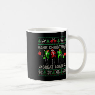 Make Christmas Great Again Santa Trump Dance Ugly  Coffee Mug