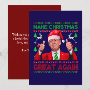Make Christmas Great Again, Trump Christmas Card
