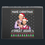 Make Christmas Great Again Trump Vance Xmas  Calendar<br><div class="desc">trump vance,  donald trump,  election 2024,  christmas sweater,  ugly xmassweater,  santa claus,  president,  maga,  Inauguration , </div>