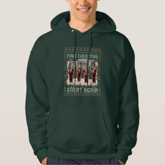 Make Christmas Great Again Xmas Funny Trump Dance Hoodie