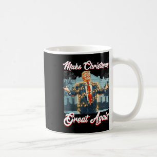 Make Christmas Great Again Xmas Funny Trump Pajama Coffee Mug