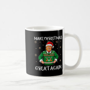 Make Christmas Great Again Xmas Funny Trump Pajama Coffee Mug